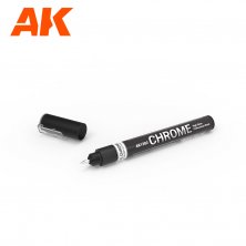 Metallic liquid marker chrome